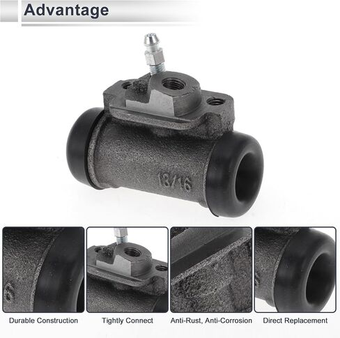 Rear Brake Wheel Cylinder for Toyota Pickup 1985-1990 Durable Drum Brake Cylinder No.4755029265 Aluminum Alloy 1 Pcs in Saudi Arabia