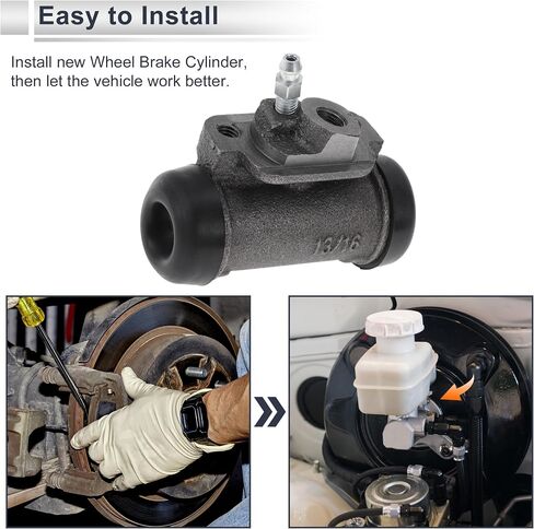 Rear Brake Wheel Cylinder for Toyota Pickup 1985-1990 Durable Drum Brake Cylinder No.4755029265 Aluminum Alloy 1 Pcs in Saudi Arabia