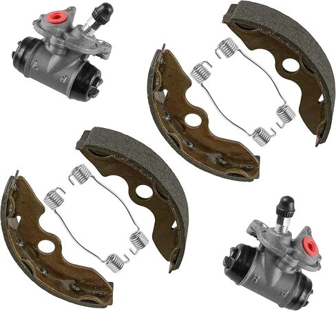 أسطوانة فرامل العجلات الأمامية Caltric مع أحذية متوافقة مع Honda Recon 250 TRX250 1997-2001 in Kuwait