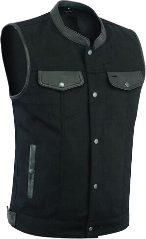Biker Denim Club Style Vest – Bold & Rugged Look in Saudi Arabia