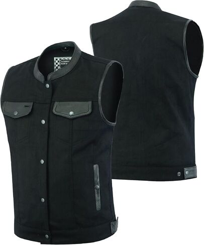 Biker Denim Club Style Vest – Bold & Rugged Look in Saudi Arabia