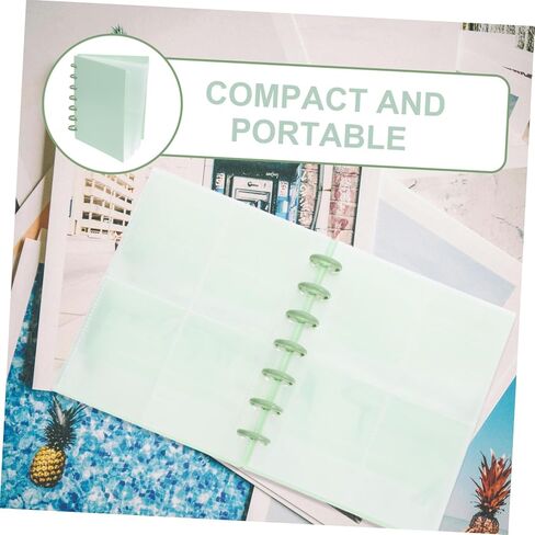 KPOP PHOTOCARD BINDER PORTABLE PHOTURE ألبوم لتصميم البطاقات المصممة مع رؤية سهلة للذكريات العائلية لمجموعة الصور وتخزين أنيقة in Kuwait