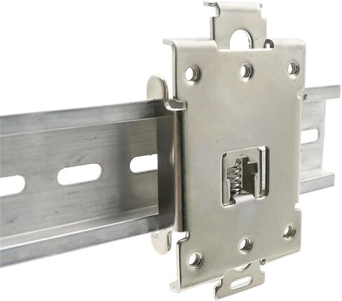 1pc Single Phase SSR 35MM DIN Applicable to for DA AA DD VA VD LA Rail Fixed Solid State Relay Clip Clamp with 2 Mounting Screws in Saudi Arabia