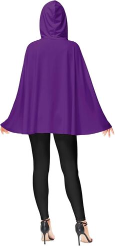 AOBUTE Womens Halloween Costume Poncho Hooded Party Cosplay Cape in Saudi Arabia