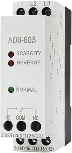 AD6-603 1NO 1NC Multifunctional Phase Sequence Protection Relay AC200-500V Low Power Voltage Relay in Saudi Arabia