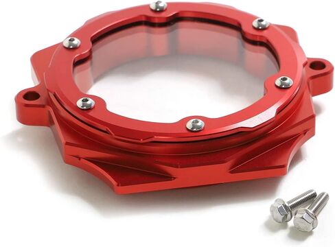 غطاء رأس الأسطوانة 3 مع غطاء رمح كامير كامل للنافذة الصافية لـ Yamaha Raptor 700 2006-2022 ، 1S3-11185-00-00 ، 1S3-11185-10-00 ، قاعدة حمراء ، حمراء ، غطاء أحمر in Saudi Arabia