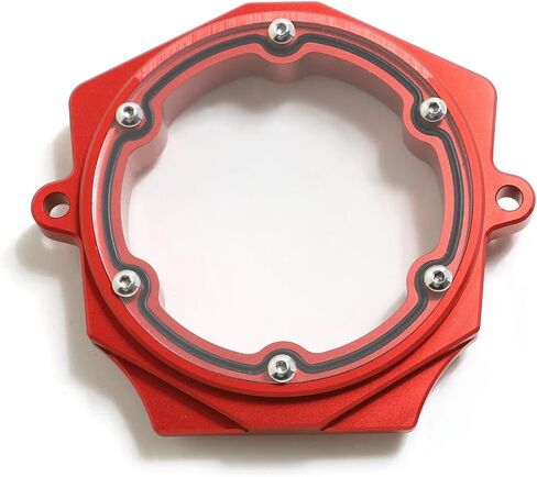 غطاء رأس الأسطوانة 3 مع غطاء رمح كامير كامل للنافذة الصافية لـ Yamaha Raptor 700 2006-2022 ، 1S3-11185-00-00 ، 1S3-11185-10-00 ، قاعدة حمراء ، حمراء ، غطاء أحمر in Saudi Arabia