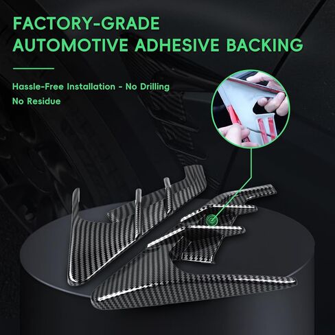 Side Camera Protection Cover for 2024-2025 Model 3 Highland & 2025-2026 Model Y Juniper, Camera Flanks Cover Trim for Tesla Model 3/Y Accessories, ABS Air Flow Camera Vent Cover Exterior Accessories in Kuwait