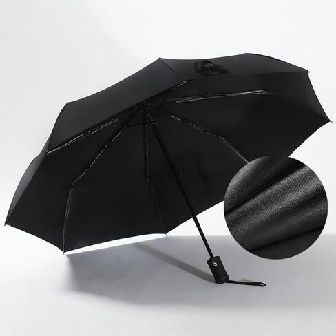 Windproof Travel Umbrella - Automatic Compact Folding Umbrella for Rain, Small Portable Umbrellas for Men and Women in Saudi Arabia