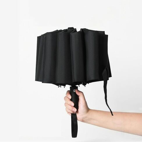 Windproof Travel Umbrella - Automatic Compact Folding Umbrella for Rain, Small Portable Umbrellas for Men and Women in Saudi Arabia