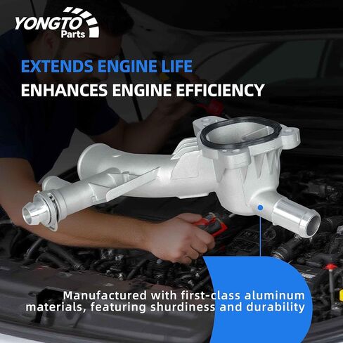 902-846 مبرد ترموستات سائل ترموستات من الألومنيوم مع خراطيم متوافق مع Chevy Cruze و Cruze Limited و Sonic Trax و Buick Encore استبدال OE 55565334 55596898 1511105 in Kuwait