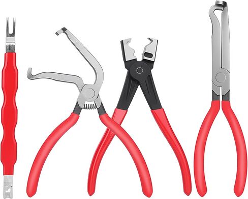 Electrical Disconnect Pliers, 4 Pack Electrical Connector Pliers Set, Automotive Electrical Tools &Connector Removal Tool For Car Fuel Line Petrol Clip Pipe in Kuwait