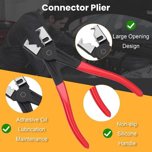 Electrical Disconnect Pliers, 4 Pack Electrical Connector Pliers Set, Automotive Electrical Tools &Connector Removal Tool For Car Fuel Line Petrol Clip Pipe in Kuwait