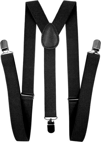 Suspenders for Women and Men | Elastic, Adjustable, Y-Back | Pant Clips, Tuxedo Braces in Saudi Arabia