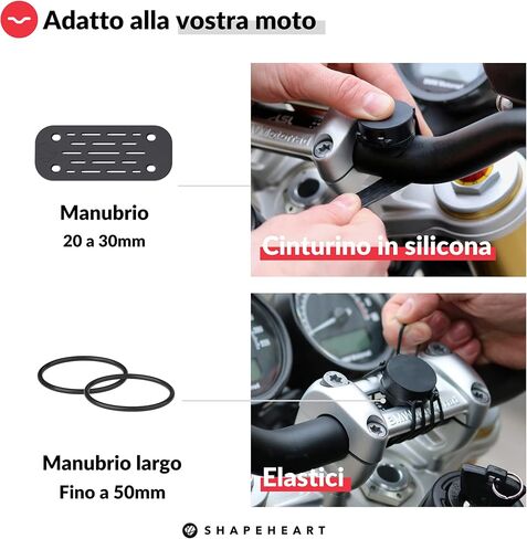 حامل هاتف دراجة نارية مغناطيسية | حامل الهاتف لمكافحة الدراجة النارية | تركيب هاتف دراجة نارية مقاومة للماء ، اتجاه 360 درجة in Kuwait