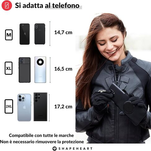 حامل هاتف دراجة نارية مغناطيسية | حامل الهاتف لمكافحة الدراجة النارية | تركيب هاتف دراجة نارية مقاومة للماء ، اتجاه 360 درجة in Kuwait