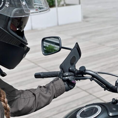 حامل هاتف دراجة نارية مغناطيسية | حامل الهاتف لمكافحة الدراجة النارية | تركيب هاتف دراجة نارية مقاومة للماء ، اتجاه 360 درجة in Kuwait