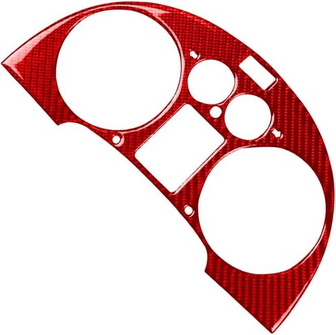 CHCURY1 Dashboard Guage Pod Speedometer لوحة محيط ألياف الكربون Red لـ Audi TT 8N 01-2006 CAR in Kuwait