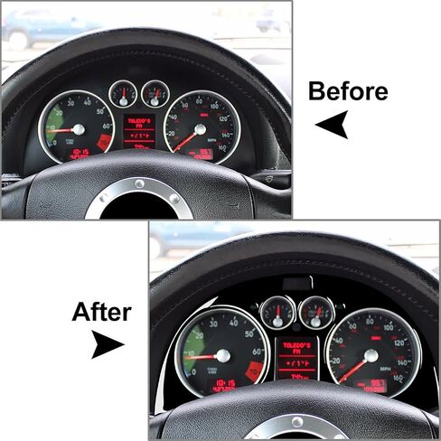 CHCURY1 GUAGE Pod Dashboard Cover Cover Plant Plant Trim Carbon Fiber BLACK COR لـ Audi TT 8N 01-2006 in Kuwait