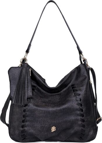 Julia Buxton Whip Stitch Vegan Leather Hobo Bag in Saudi Arabia