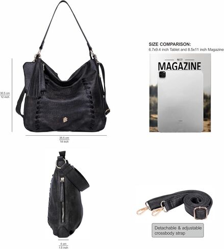 Julia Buxton Whip Stitch Vegan Leather Hobo Bag in Saudi Arabia