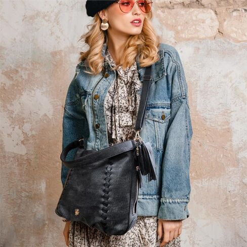 Julia Buxton Whip Stitch Vegan Leather Hobo Bag in Saudi Arabia