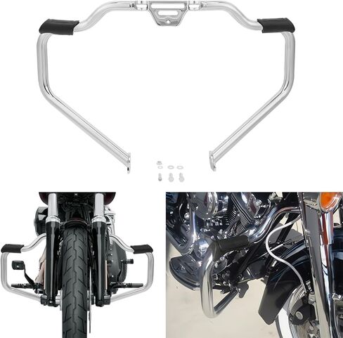 TCMT Engine Guard Guard Bar Fit for Harley Forward Control Models Fat Bod Fat Boy Low Rider Street Bob 2018-2024 Softail Slim Sport Glide 2018-2021 Deluxe Breakout 2018-2020 in Kuwait