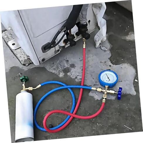 أداة قياس ضغط الهواء في Zerodeko Automotive Airmotive Gauge Gauge الأداء الموثوق لأنظمة التبريد التي يسهل تشغيلها لاستخدام السيارات في المنزل تصميم متين in Kuwait