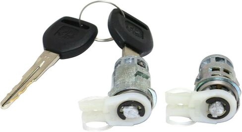 Set of 2 Door Lock Cylinders for Acura for Integra 1987-1993 for Vigor 1992-1994,for Honda for CRX 1988-1991 for Civic 1988-1995 for Civic del Sol 1993-1997 for Prelude 1992 Inta Pair in Saudi Arabia
