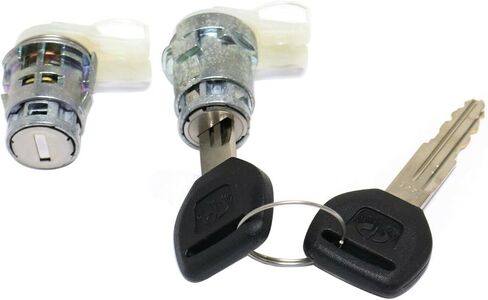 Set of 2 Door Lock Cylinders for Acura for Integra 1987-1993 for Vigor 1992-1994,for Honda for CRX 1988-1991 for Civic 1988-1995 for Civic del Sol 1993-1997 for Prelude 1992 Inta Pair in Saudi Arabia