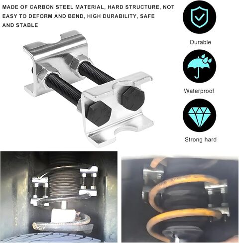 4PCS Coil Spring Spacers, 2-Way Adjustable Spreads or Compresses Coil Spring Spacer Strut Shock Absorber, 1" to 2" Lift or Lower Mini Strut Springs Compressor for Car Truck SUV in Saudi Arabia