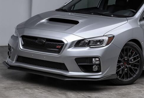 Q1-TECH, 9-Piece Front Bumper Lip & Side Skirt Extensions Diffuser Compatible with 2015 2016 2017 2018 2019 2020 2021 Subaru WRX STI Sedan, Front Lip Spoiler Body Splitter ABS (Painted Carbon) in Saudi Arabia