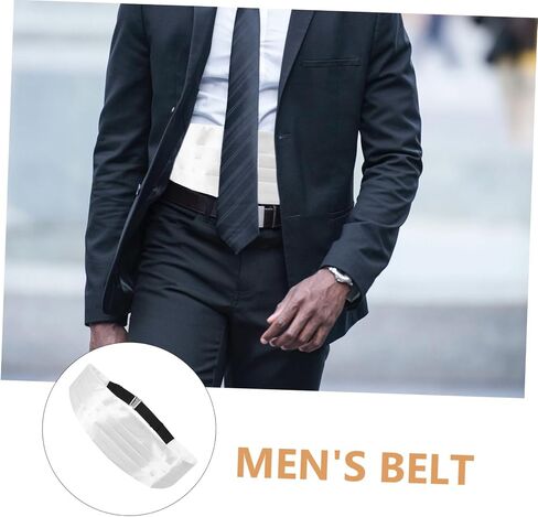 Men Solid Color Tuxedo Cummerbund Elegant Waist Band for Formal Events Comfortable Fit for Groomsmen Special Occasions Stylish Accessory for Weddings Prom in Saudi Arabia