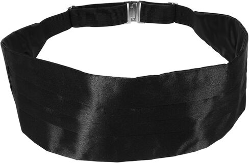 مجموعة الساتان الساتين Cummerbund مجموعة قابلة للتعديل قبل التعادل قبل المربع ومربع جيب لحفلات الزفاف والعروض في المناسبات الرسمية in Saudi Arabia