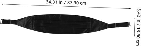 مجموعة الساتان الساتين Cummerbund مجموعة قابلة للتعديل قبل التعادل قبل المربع ومربع جيب لحفلات الزفاف والعروض في المناسبات الرسمية in Saudi Arabia