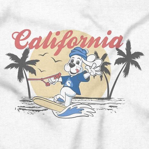 Brisco Brands Slush Puppie California Water Ski Crewneck T قمصان بوي in Saudi Arabia