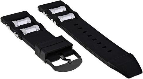 Ewatchparts 26mm Rubber Watch Band Strap Compatible With Invicta Russian Diver 1201 1805 1845 1959 Black in Saudi Arabia