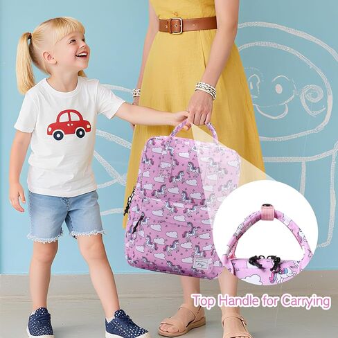 Kasqo Kids Backpack, Lightweight Toddler Backpack Children Bookbag for Preschool Kindergarten with Chest Strap in Kuwait