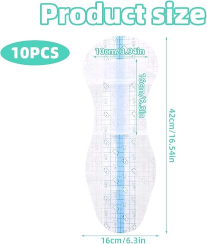 10 مساءً منصات السباحة المقاومة للماء للنساء ، فلم بوري الصديقة للبشرة Cotton Cotton Patches Places Patches Plads مقاومة للماء للسباحة المائية in Saudi Arabia