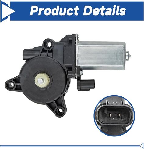 Power Window Lift Motor Front Left Or Rear Left Driver Side Compatible with Hyundai Tucson 2016 2017 2018 2019 2020 2021, with 2-Pin Plug, Without Auto Up&Down, Replace 83450D3000, 82450-D3000 in Saudi Arabia