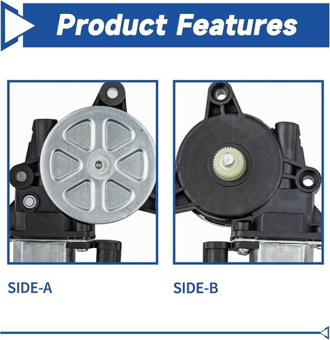 Power Window Lift Motor Front Left Or Rear Left Driver Side Compatible with Hyundai Tucson 2016 2017 2018 2019 2020 2021, with 2-Pin Plug, Without Auto Up&Down, Replace 83450D3000, 82450-D3000 in Saudi Arabia