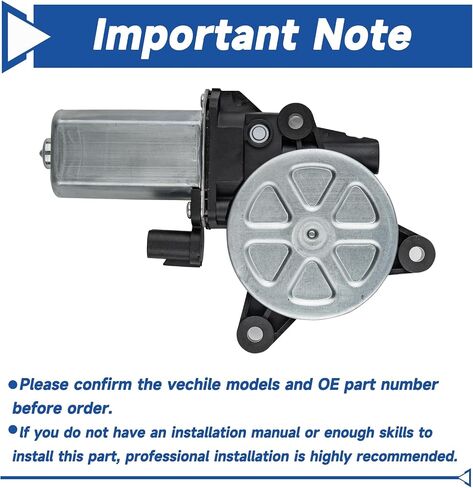 Power Window Lift Motor Front Left Or Rear Left Driver Side Compatible with Hyundai Tucson 2016 2017 2018 2019 2020 2021, with 2-Pin Plug, Without Auto Up&Down, Replace 83450D3000, 82450-D3000 in Saudi Arabia