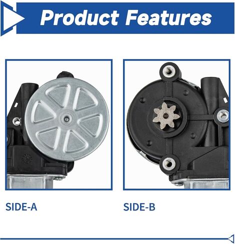 Power Window Lift Motor Front and Rear Side Compatible with Toyota 4Runner Camry Celica Corolla Tacoma, Chevrolet Prizm Geo, Lexus LX450, Mitsubishi, Suzuki, Replace 8572012080, 742-600 in Saudi Arabia