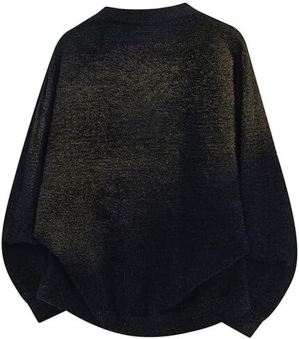 Teenager Cute Dachshund Pattern Knitted Sweater (White/Grey/Black) in Saudi Arabia