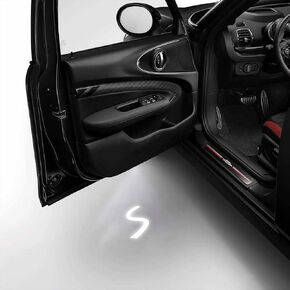 2Pcs Car Door Lights Projector for R55 R56 R57 R58 R59 R60 R61 F55 F56 F57 Car Door Logo Light Colorfast Courtesy Projector Laser Puddle lamp Welcome Lights Ghost Shadow Light Accessories (COOPER S) in Kuwait