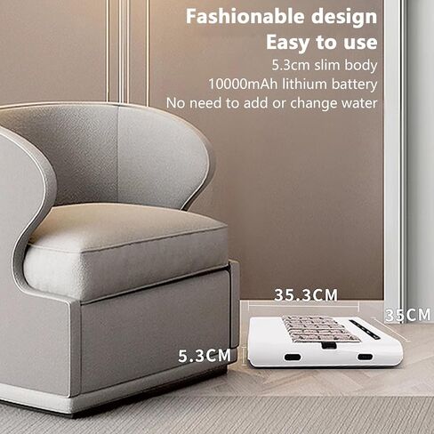 Automatic Shoe Cleaner Machine - Rechargeable Induction Polisher, Fully Automatic Battery-Powered Sole Cleaning System in Saudi Arabia