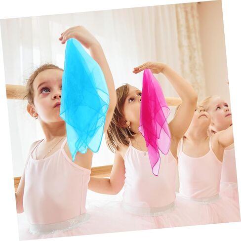 Kisangel 12PCS Dance Sclves for Shoggling Performance Props Fluorescent لموسيقى الرقص وزينة الحفلات in Kuwait