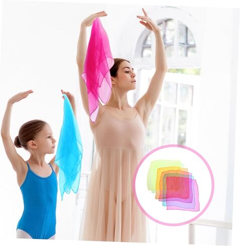 Kisangel 12PCS Dance Sclves for Shoggling Performance Props Fluorescent لموسيقى الرقص وزينة الحفلات in Kuwait