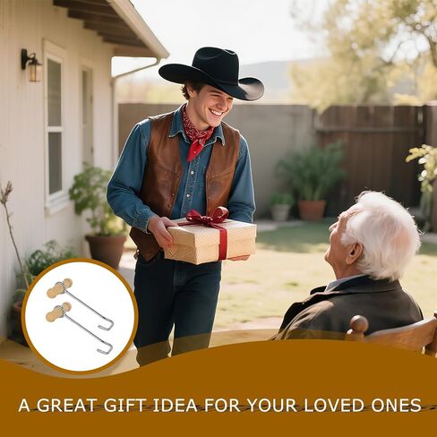 مقبض الخشب خطاف التمهيد من الفولاذ المقاوم للصدأ - مجتذب التمهيد ل Cowboy ، ركوب وأحذية العمل in Kuwait