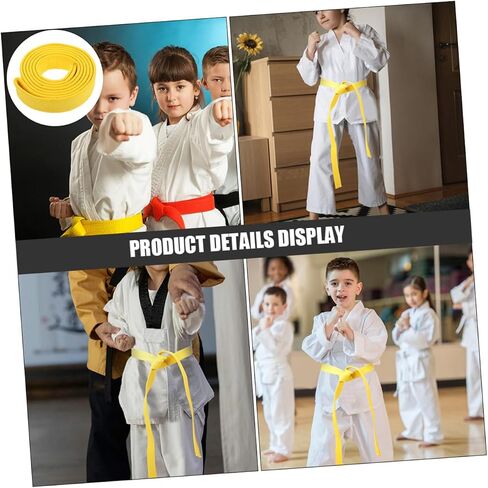VANZACK 2Pcs Taekwondo Belt Durable Karate Belt for Martial Arts Training Comfortable Lightweight Design for Teens and Adults in Saudi Arabia